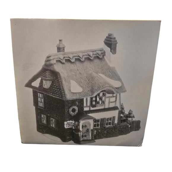 Dept 56 Dickens Village Series Betsy‎ Trotwood's Cottage 1989 Heritage #5550-6 - Picture 6 of 9